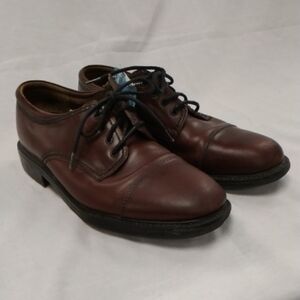 Dockers Dark Brown Leather Oxfords